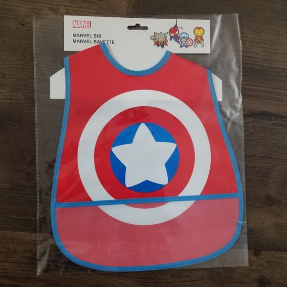 Marvel Captain America Bib - Picture 1 of 4
